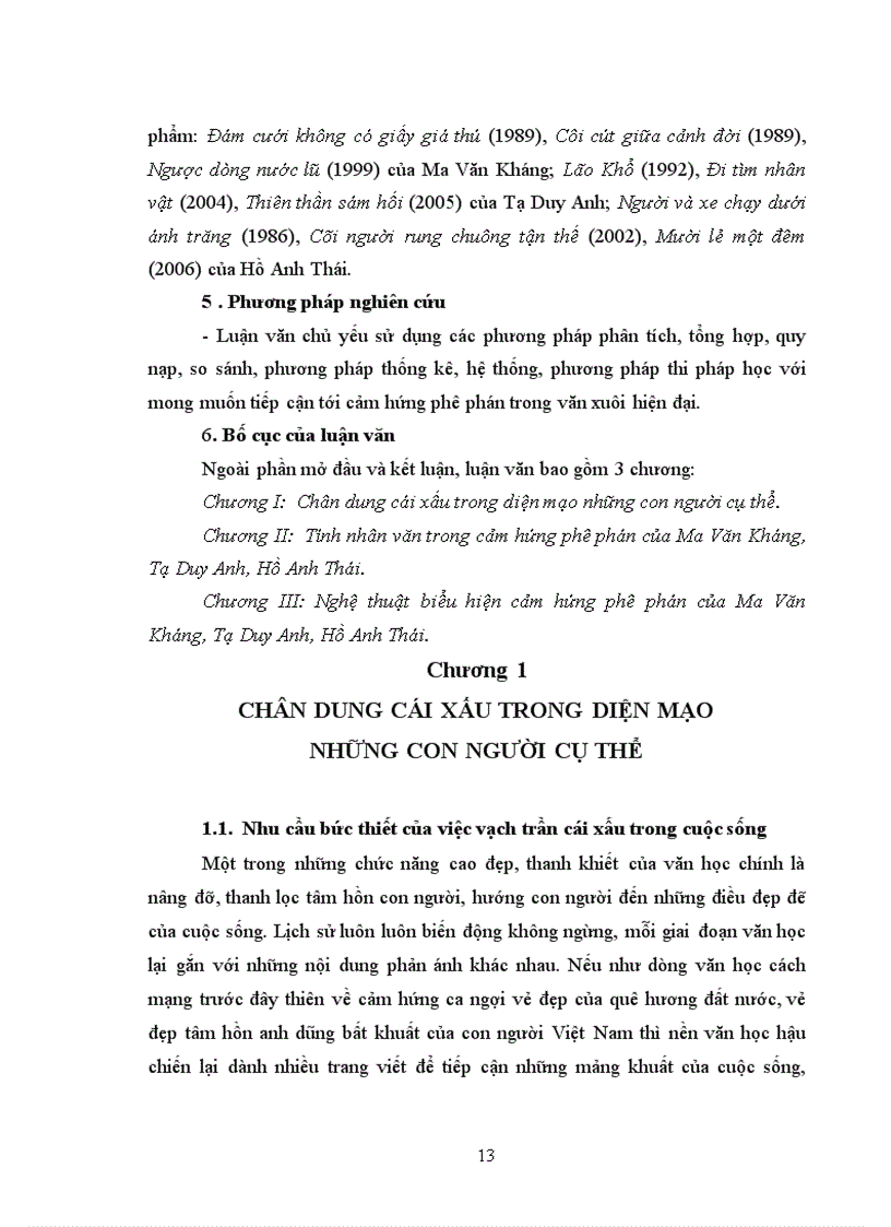 image for page Nội dung và nghệ thuật trong các tác phẩm của Ma Văn Kháng, Tạ Duy Anh, Hồ Anh Thái