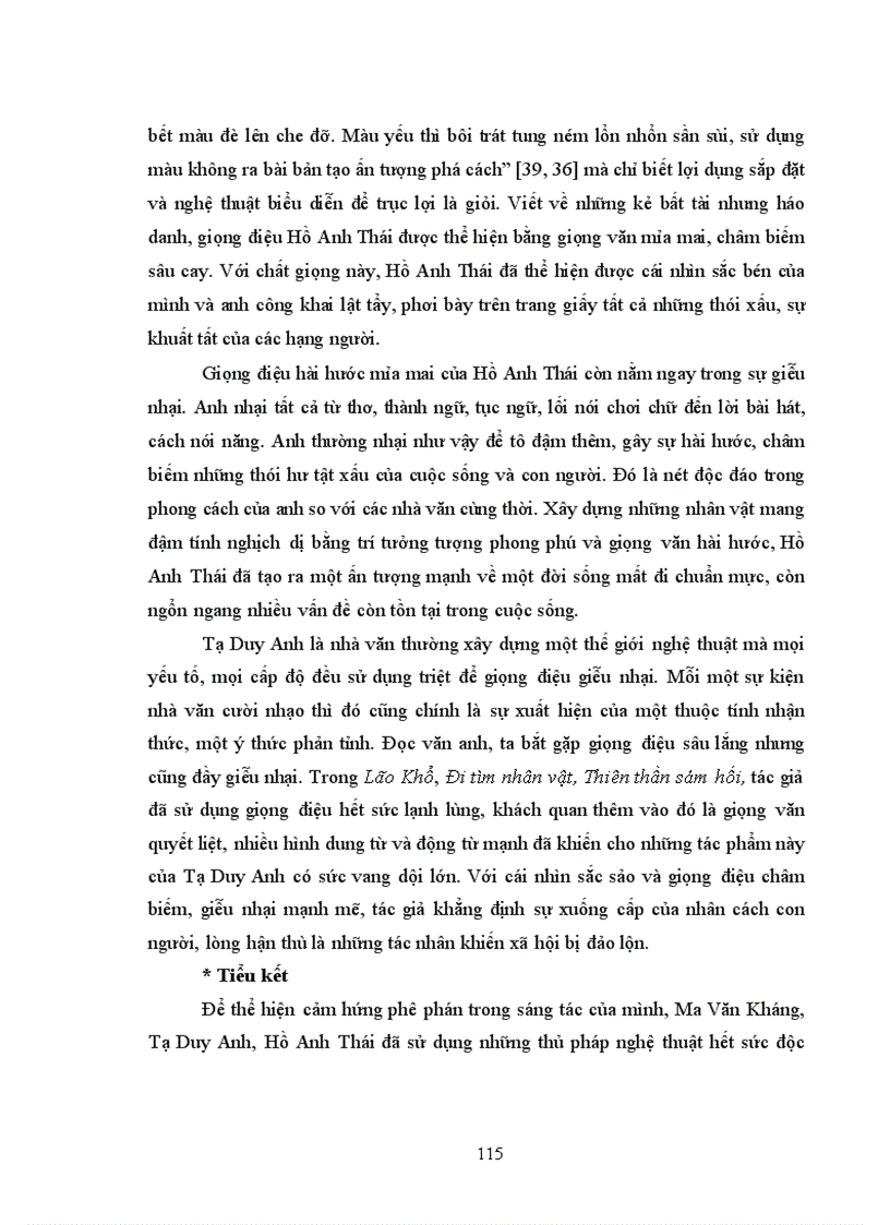image for page Nội dung và nghệ thuật trong các tác phẩm của Ma Văn Kháng, Tạ Duy Anh, Hồ Anh Thái