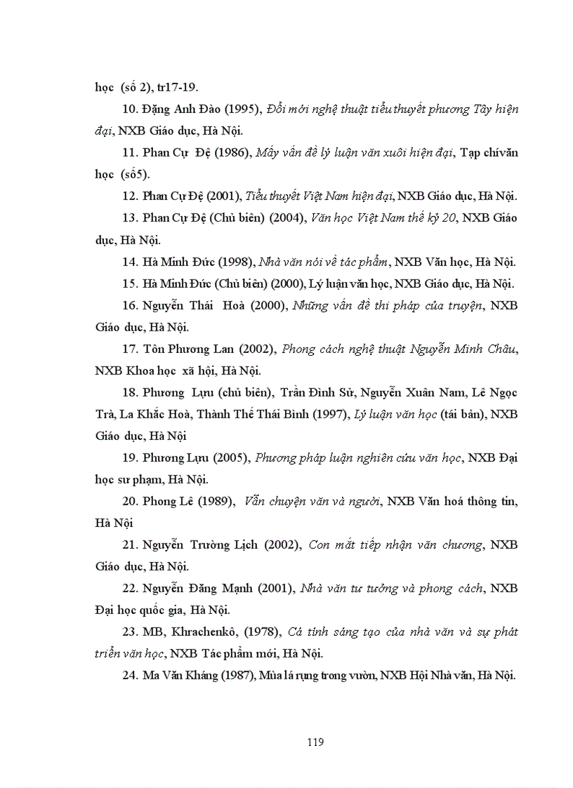 image for page Nội dung và nghệ thuật trong các tác phẩm của Ma Văn Kháng, Tạ Duy Anh, Hồ Anh Thái