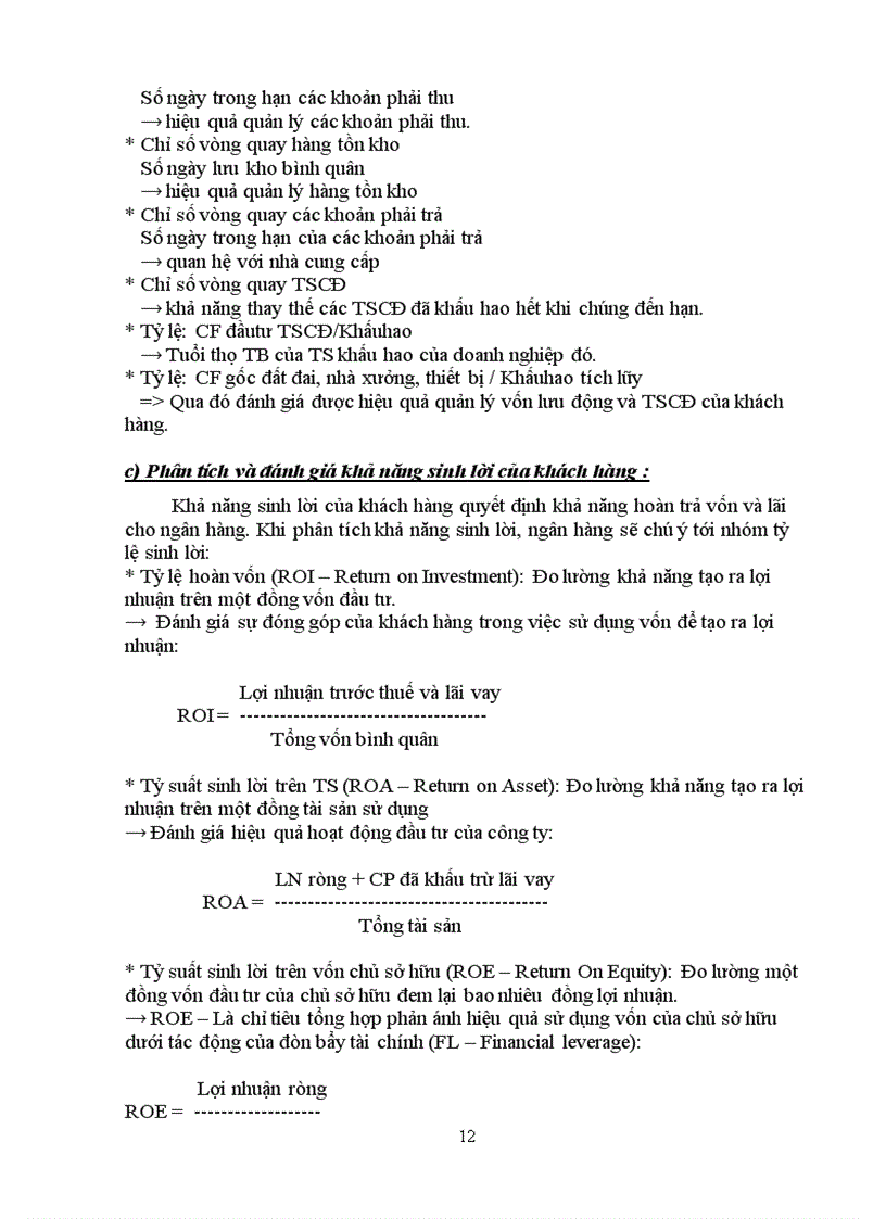 image for page Bài thảo luận phân tích tín dụng