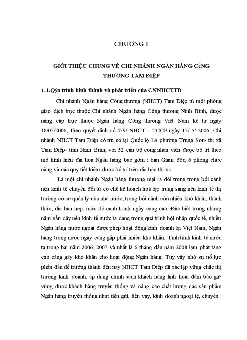 image for page Chi nhánh Ngân hàng Công thương Tam Điệp