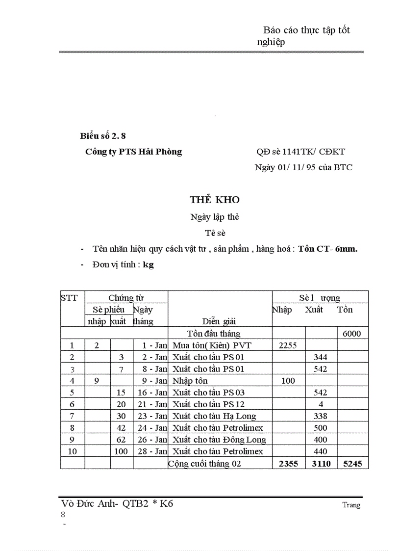 image for page Thực trạng và kiến nghị kế toán nguyên vật liệu, công cụ dụng cụ