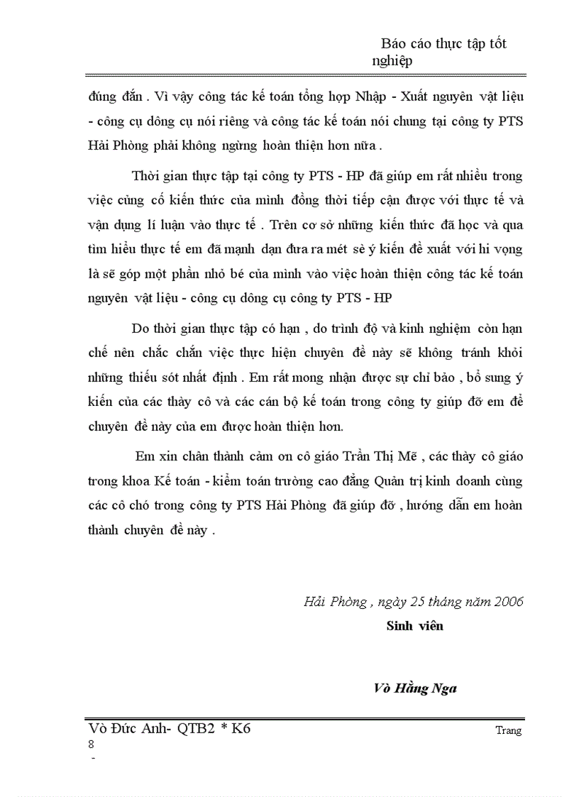 image for page Thực trạng và kiến nghị kế toán nguyên vật liệu, công cụ dụng cụ