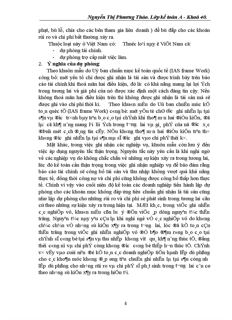 image for page Một số vấn đề về tổ chức vận dụng chế độ tài chính và kế toán các khoản dự phòng hiện nay trong các doanh nghiệp