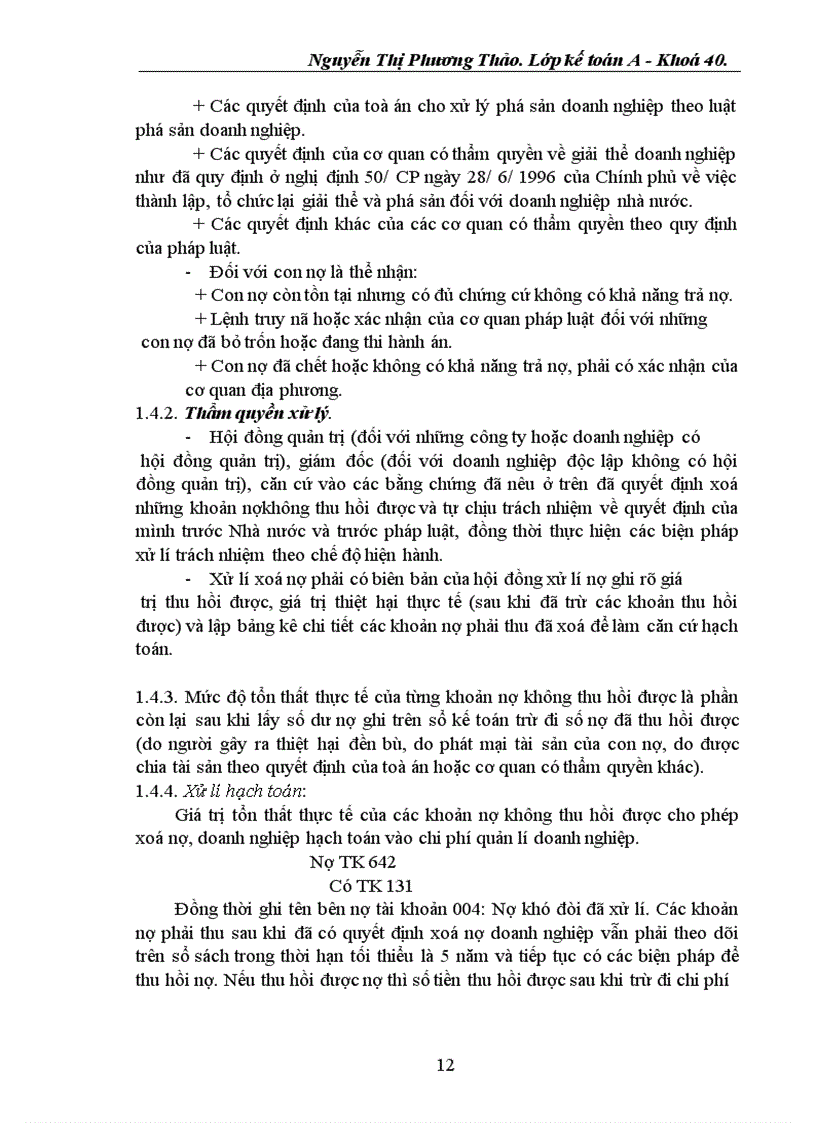 image for page Một số vấn đề về tổ chức vận dụng chế độ tài chính và kế toán các khoản dự phòng hiện nay trong các doanh nghiệp
