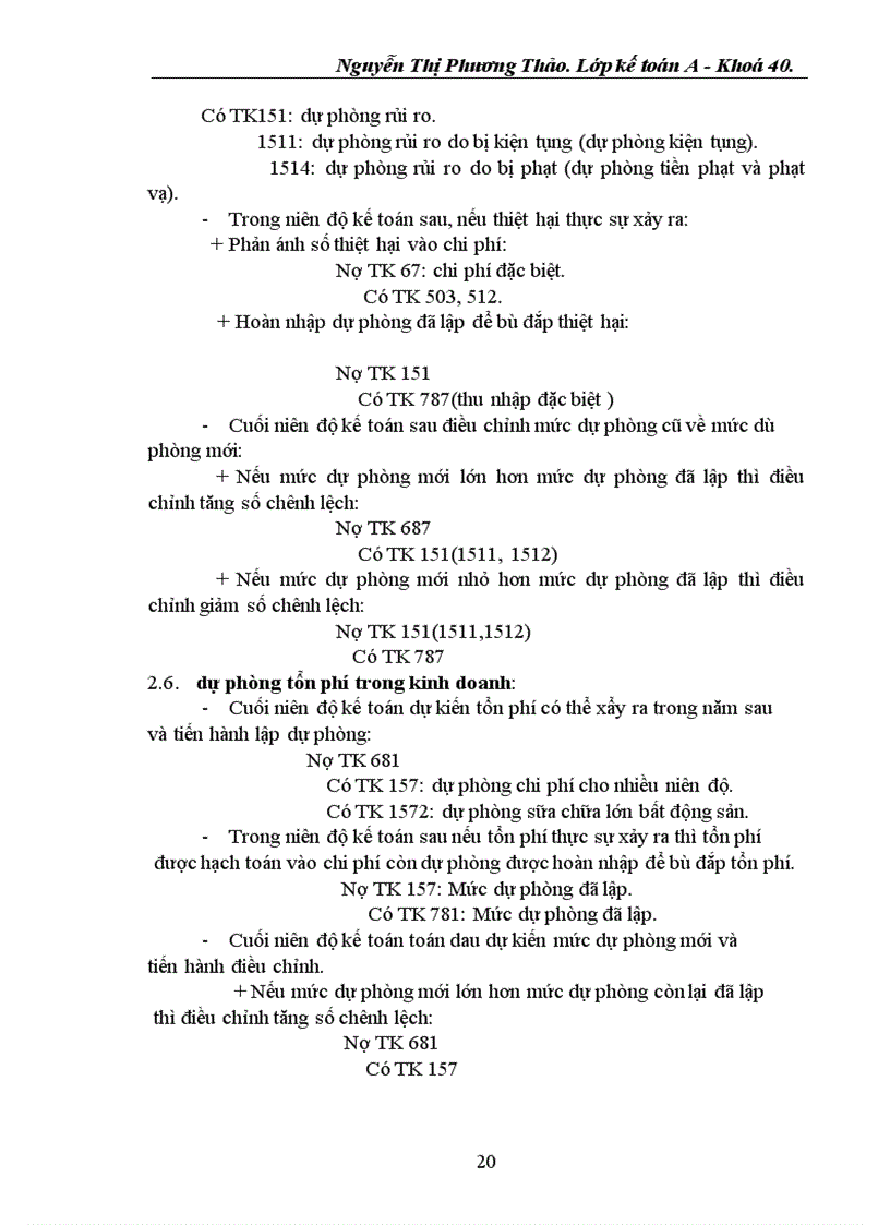 image for page Một số vấn đề về tổ chức vận dụng chế độ tài chính và kế toán các khoản dự phòng hiện nay trong các doanh nghiệp