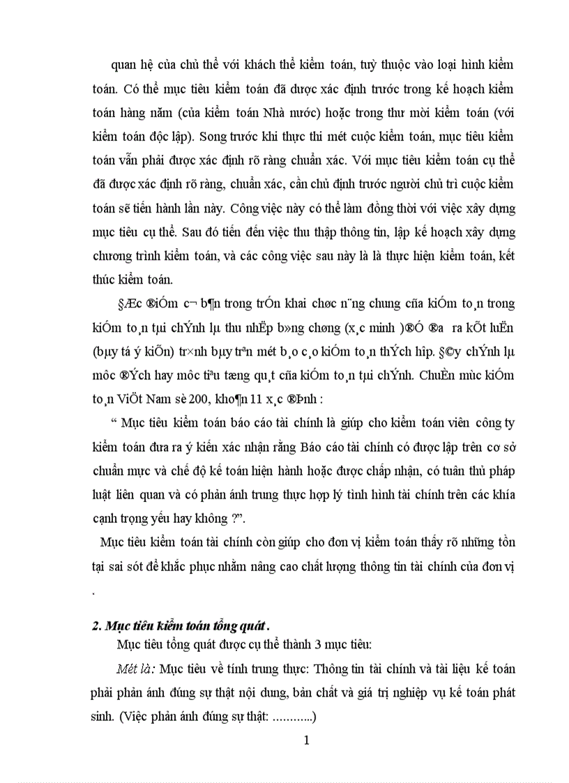 image for page Mục tiêu kiểm toán tài chính và sự cụ thể hoá trong phần hành bán hàng thu tiền