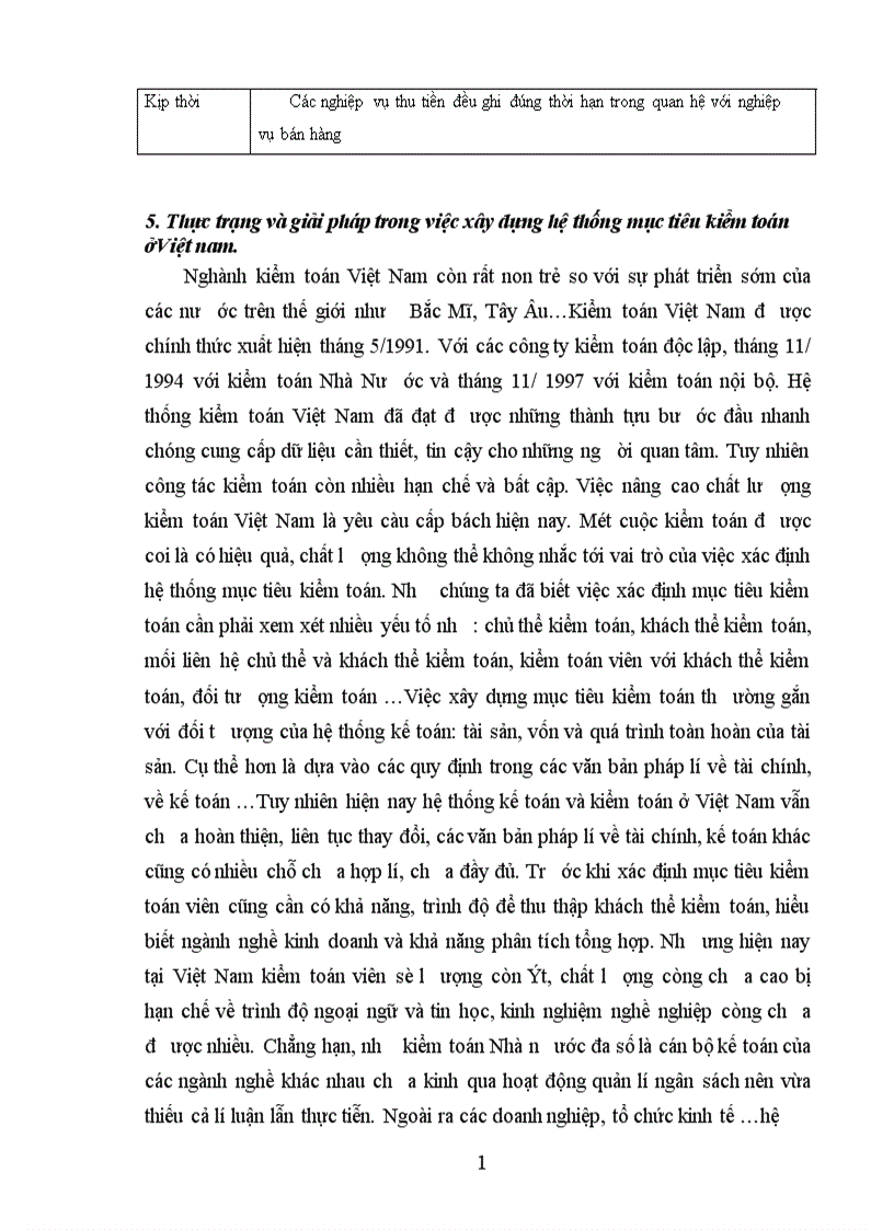 image for page Mục tiêu kiểm toán tài chính và sự cụ thể hoá trong phần hành bán hàng thu tiền