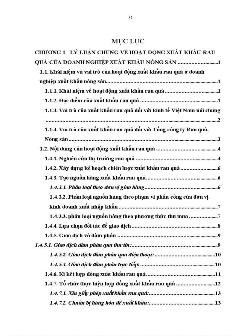 image for page Phương hướng và giải pháp đẩy mạnh xuất khẩu của Tổng công ty rau quả, nông sản