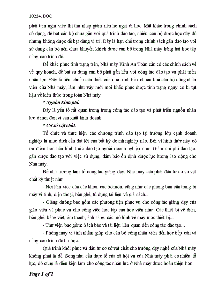 image for page Báo cáo tổng hợp tại Nhà máy Kính an toàn thuộc Công ty cổ phần xây dựng số 7