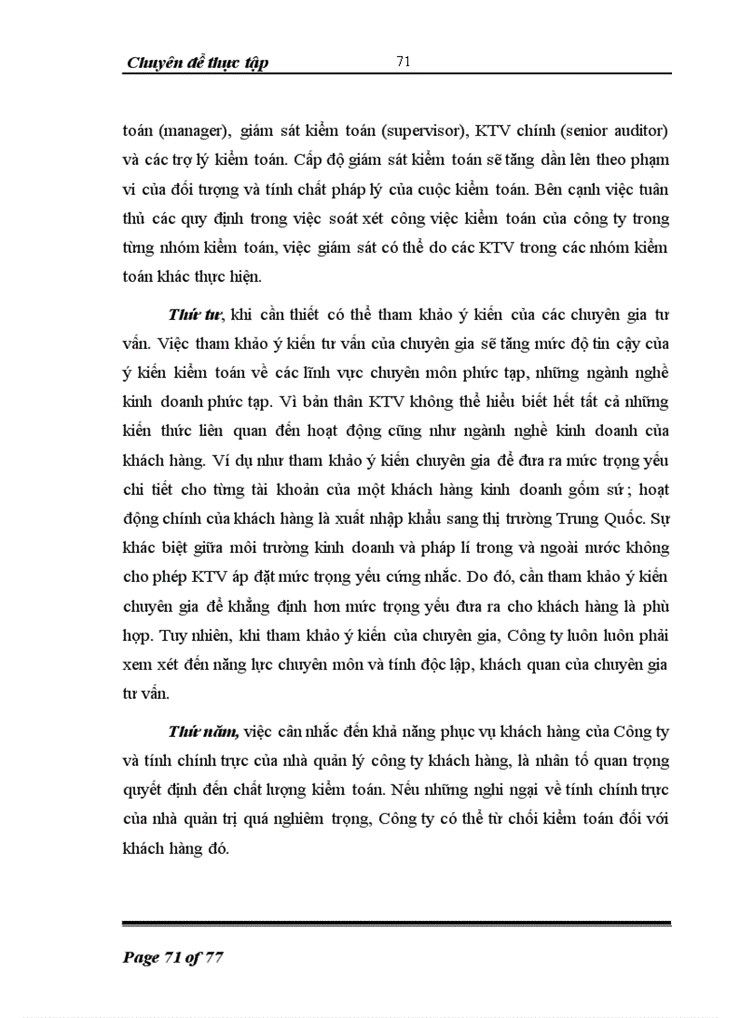 image for page Tìm hiểu thực trạng đánh giá trọng yếu và rủi ro kiểm toán do công ty TNHH kiểm toán An Phú thực hiện