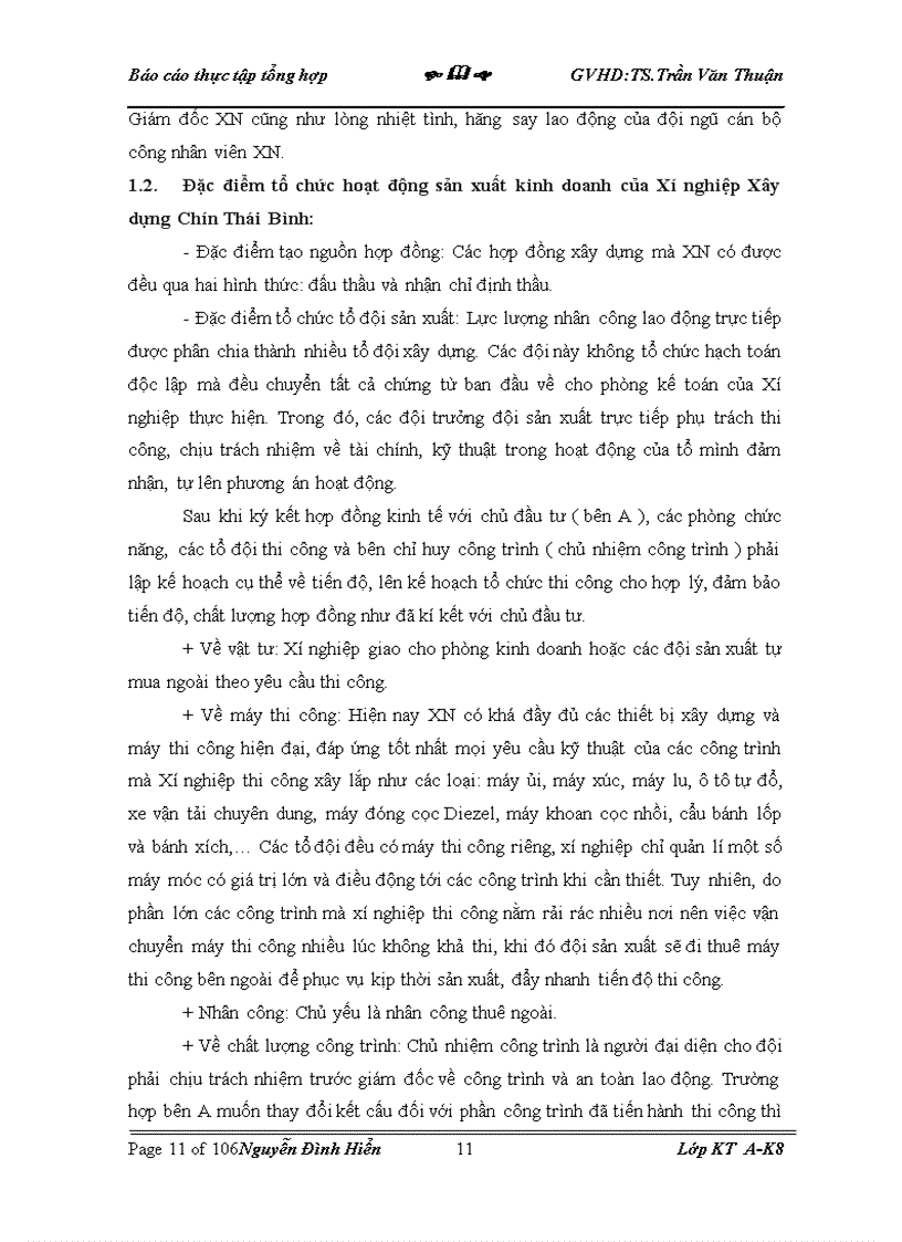 image for page Kế toán chi phí sản xuất và tính giá thành sản phẩm xây lắp tại Xí nghiệp Xây dựng Chín Thái Bính