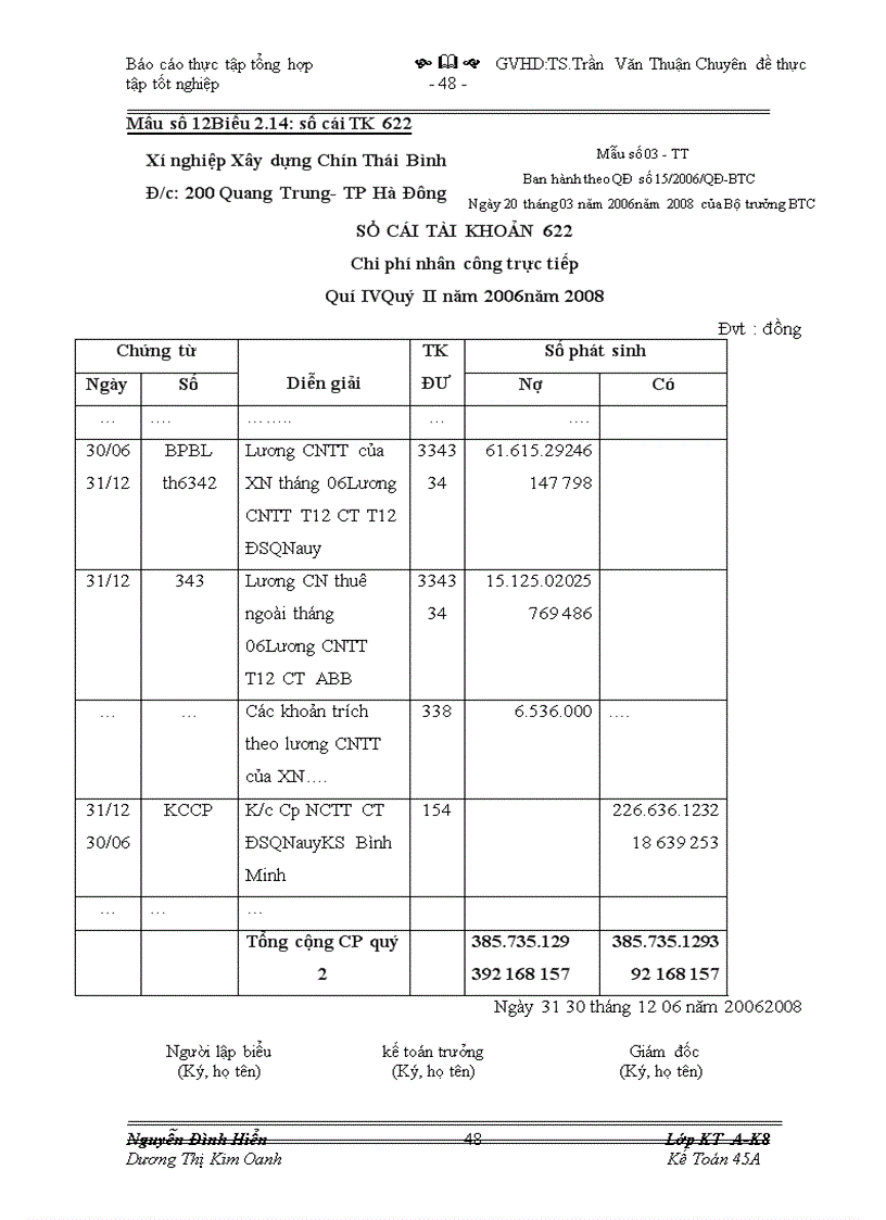 image for page Kế toán chi phí sản xuất và tính giá thành sản phẩm xây lắp tại Xí nghiệp Xây dựng Chín Thái Bính