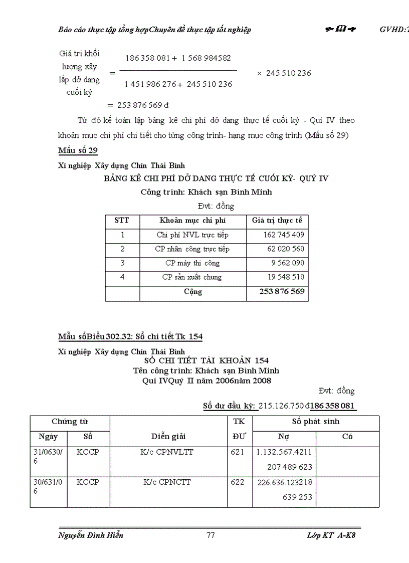 image for page Kế toán chi phí sản xuất và tính giá thành sản phẩm xây lắp tại Xí nghiệp Xây dựng Chín Thái Bính