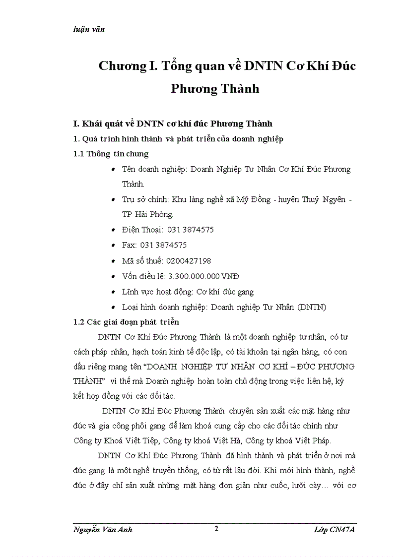 image for page Hoàn thiện công tác đánh giá thực hiện công việc và thù lao lao động của DNTN Cơ Khí Đúc Phương Thành