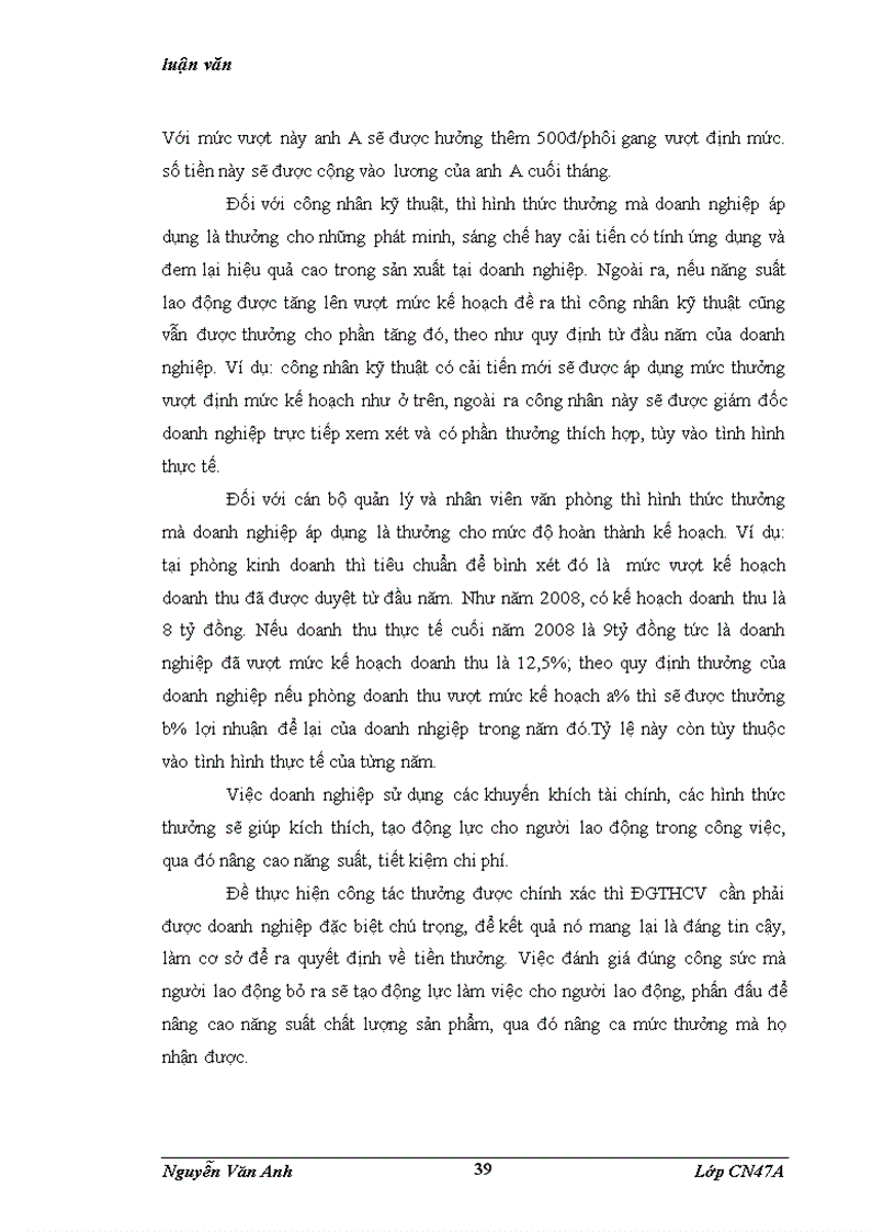 image for page Hoàn thiện công tác đánh giá thực hiện công việc và thù lao lao động của DNTN Cơ Khí Đúc Phương Thành