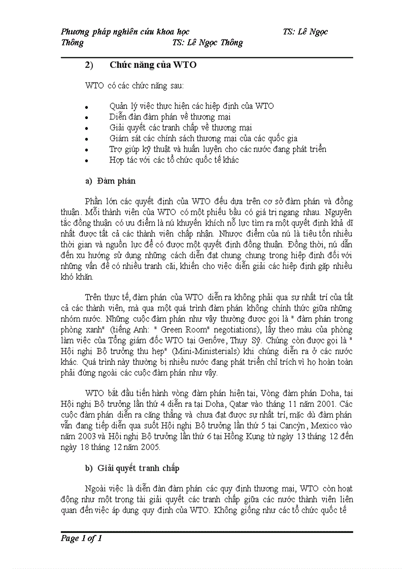 image for page Cơ hội và thách thức đối với việc phát triển lĩnh vực thương mại Việt Nam sau môt năm gia nhập gia nhập WTO