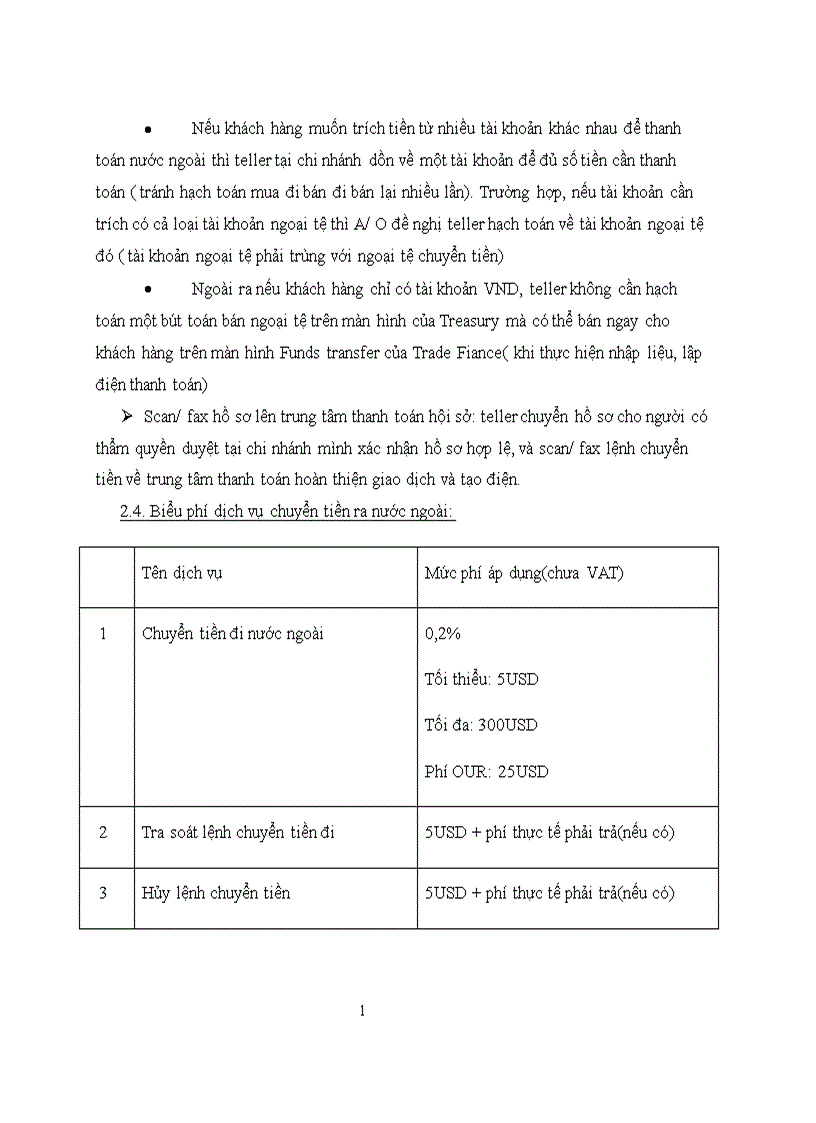 image for page Nghiệp vụ chuyển tiền ra nước ngoài tại ngân hàng VPBANK
