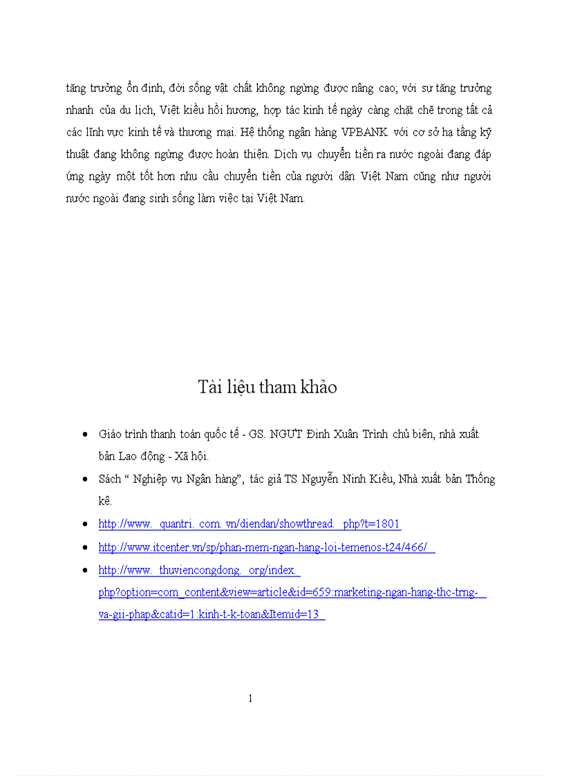 image for page Nghiệp vụ chuyển tiền ra nước ngoài tại ngân hàng VPBANK