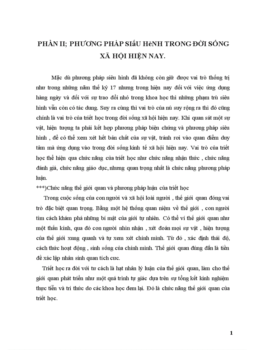 image for page Phương pháp siêu hình trong đời sống xã hội hiện nay