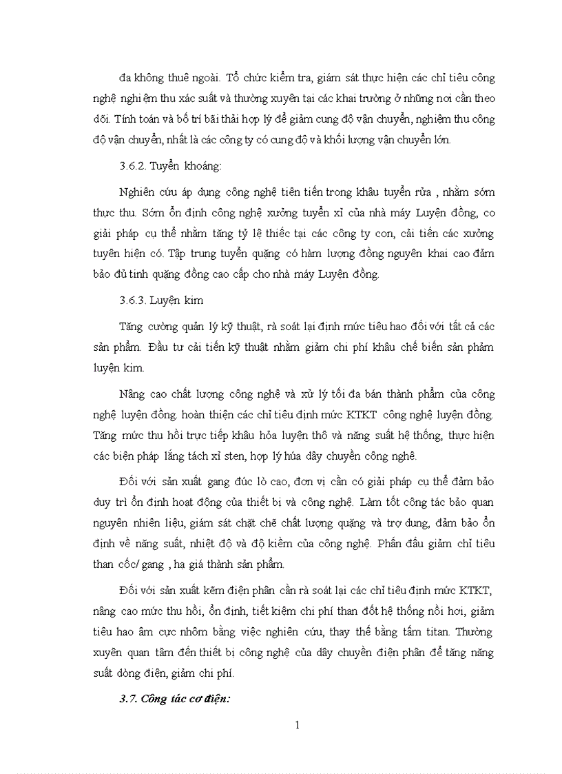 image for page Báo cáo tổng hợp tại Tổng Công ty Khoáng sản