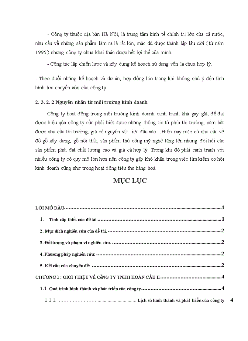 image for page Nâng cao hiệu quả sử dụng tại công ty Trách nhiệm hữu hạn Hoàn Cầu II