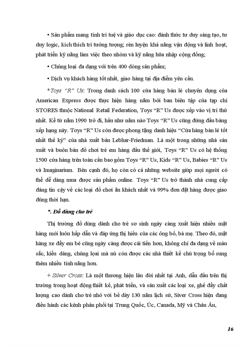 image for page Xây dựng chiến lươc cho siêu thị Superbaby