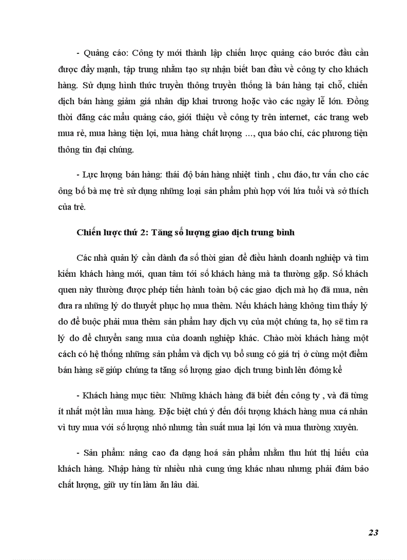 image for page Xây dựng chiến lươc cho siêu thị Superbaby