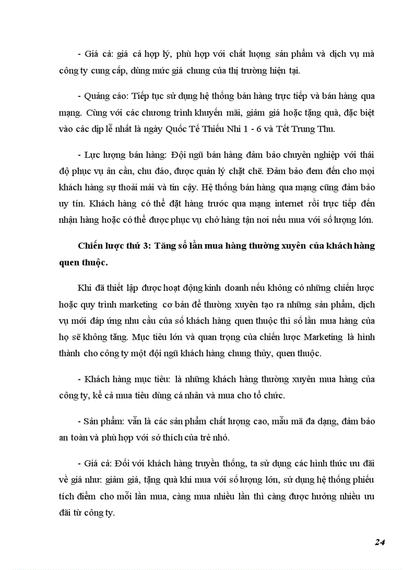 image for page Xây dựng chiến lươc cho siêu thị Superbaby