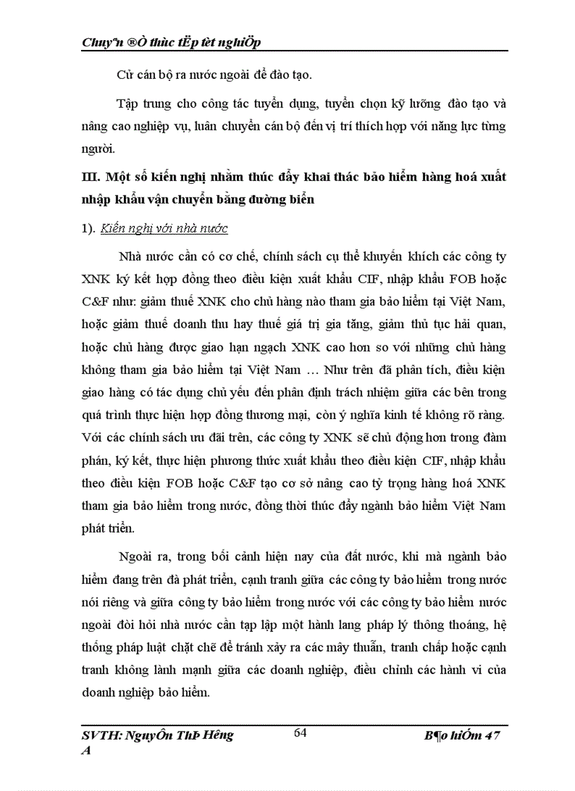 image for page Tình hình khai thác bảo hiểm hàng hoá xuất nhập khẩu vận chuyển bằng đường biển tại Hội sở Giao dịch Công ty Cổ phần Bảo hiểm Bưu điện