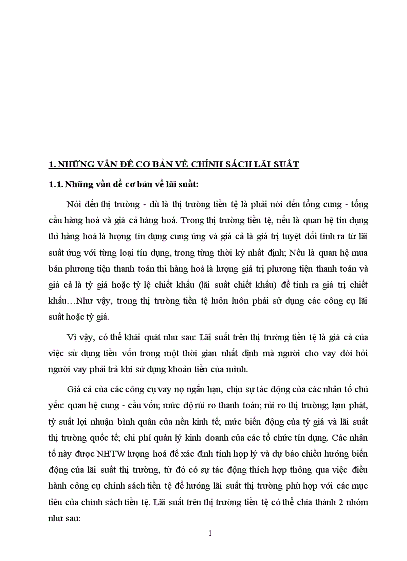 image for page Chính sách lãi suất và tác động của nó tới quá trình tăng trưởng kinh tế ở Việt Nam