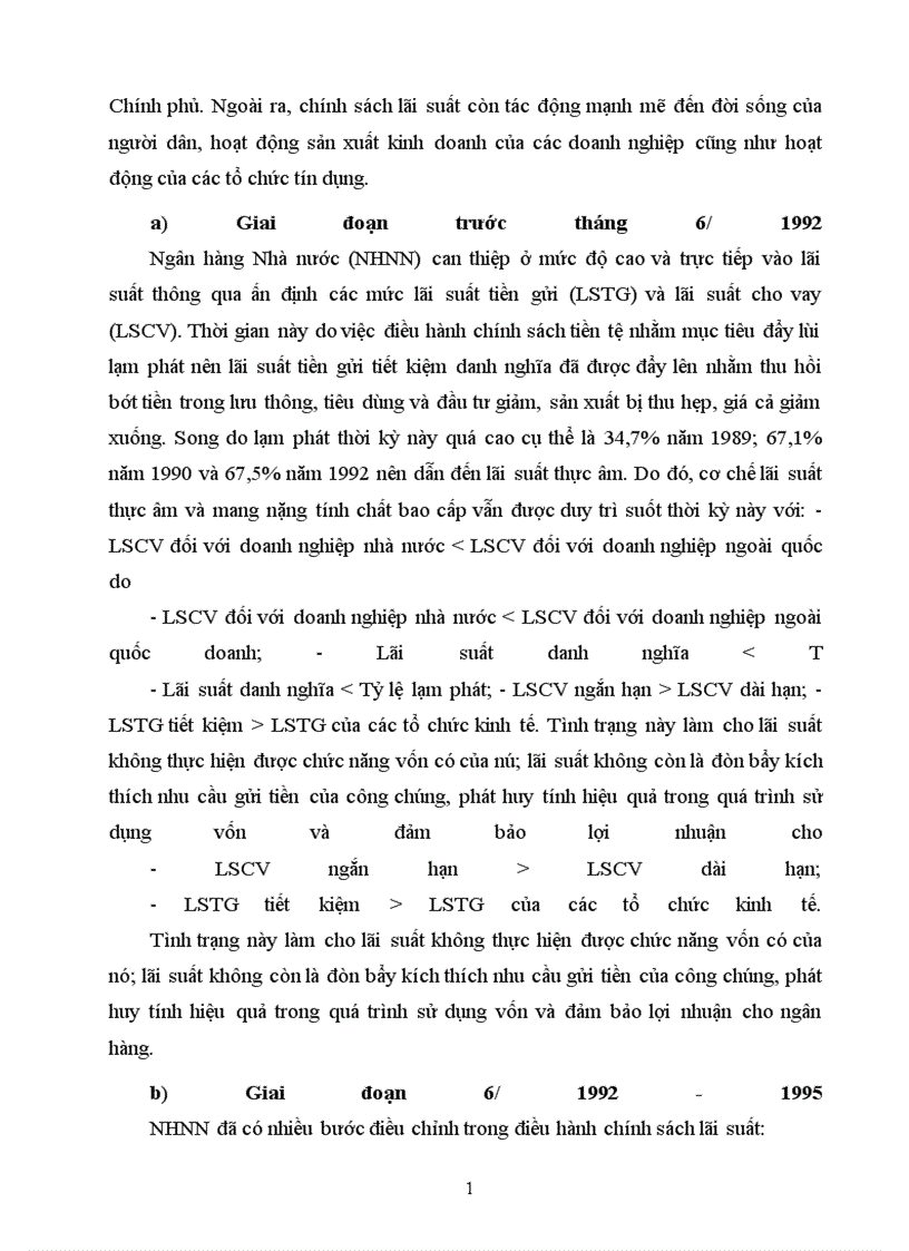 image for page Chính sách lãi suất và tác động của nó tới quá trình tăng trưởng kinh tế ở Việt Nam