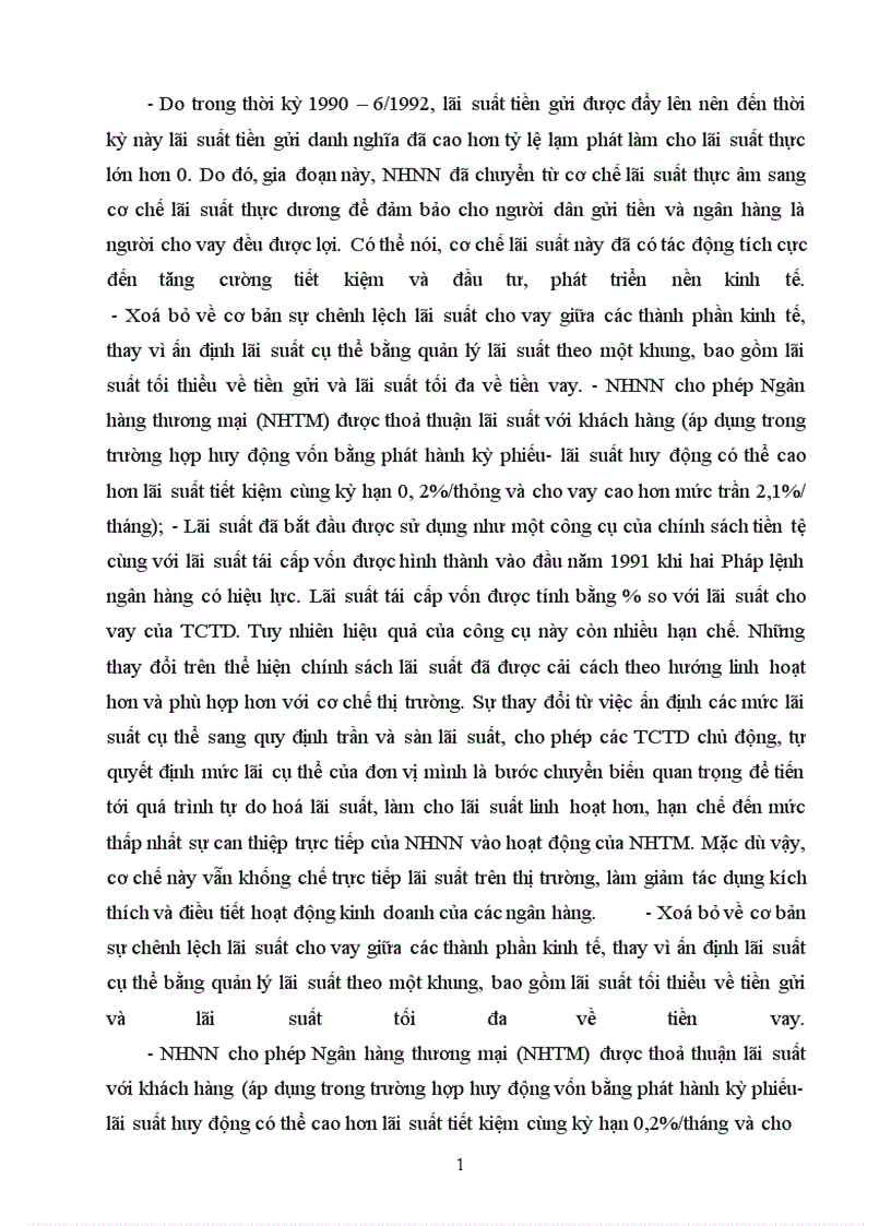 image for page Chính sách lãi suất và tác động của nó tới quá trình tăng trưởng kinh tế ở Việt Nam