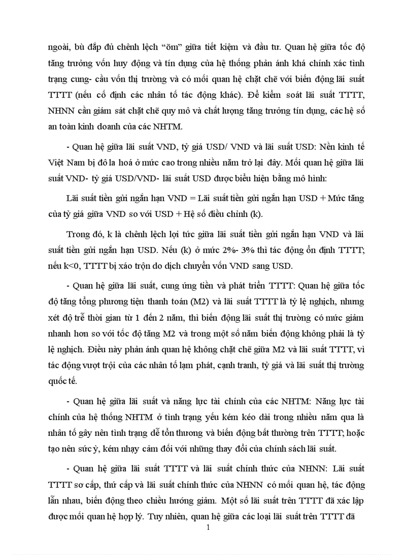 image for page Chính sách lãi suất và tác động của nó tới quá trình tăng trưởng kinh tế ở Việt Nam