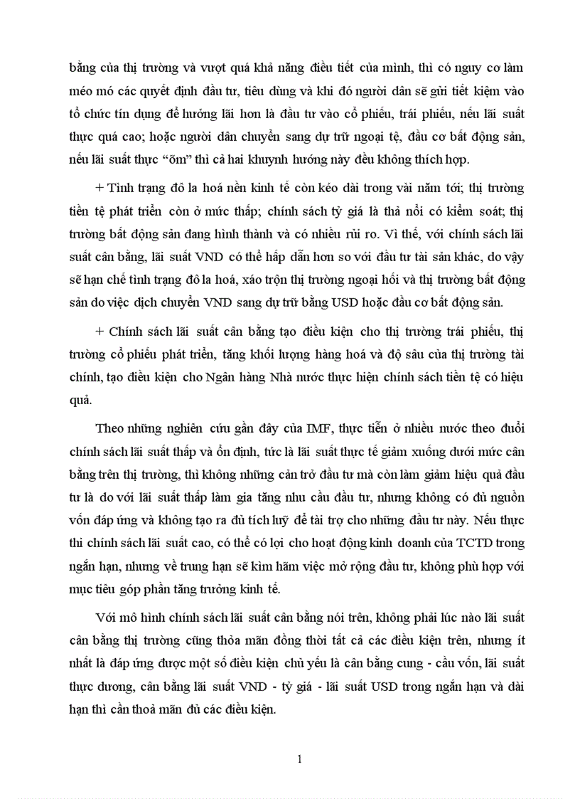 image for page Chính sách lãi suất và tác động của nó tới quá trình tăng trưởng kinh tế ở Việt Nam