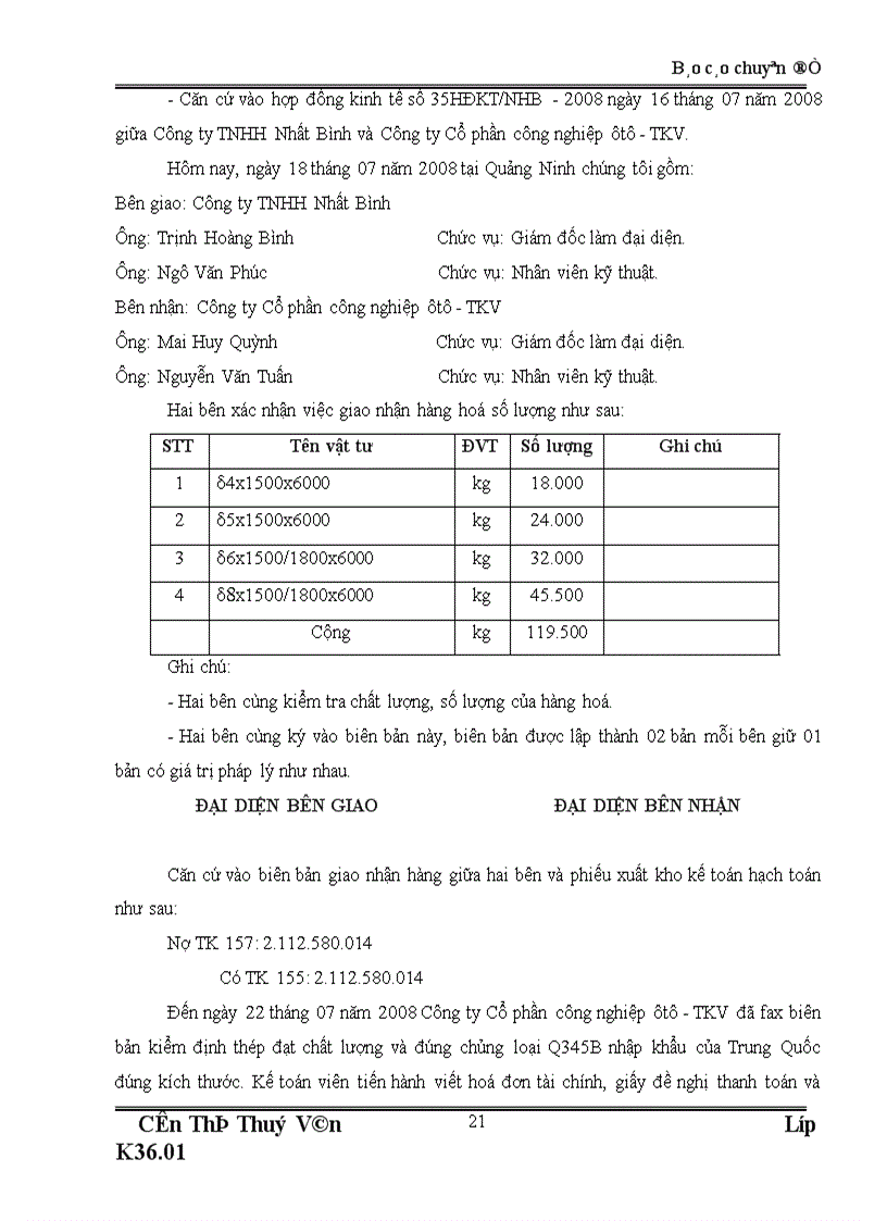 image for page Hoàn thiện kế toán tiêu thụ và xác định kết quả kinh doanh tại Công ty TNHH Nhất Bình
