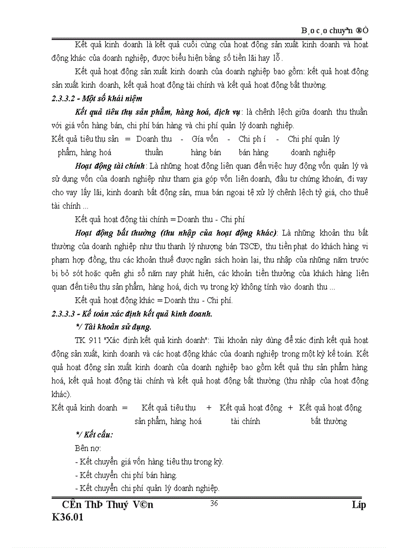 image for page Hoàn thiện kế toán tiêu thụ và xác định kết quả kinh doanh tại Công ty TNHH Nhất Bình