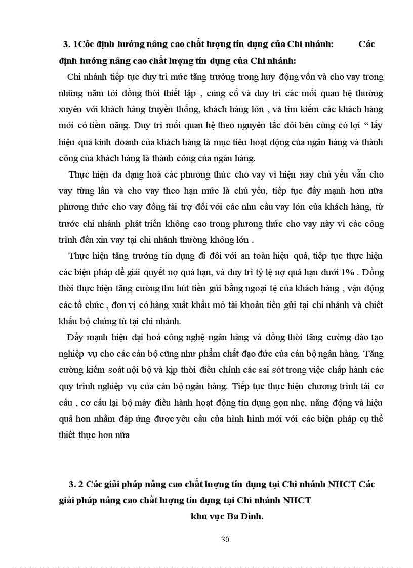 image for page Các giải pháp nâng cao chất lượng tín dụng tại Chi nhánh Ngân hàng Công thương Việt Nam khu vực Ba Đình