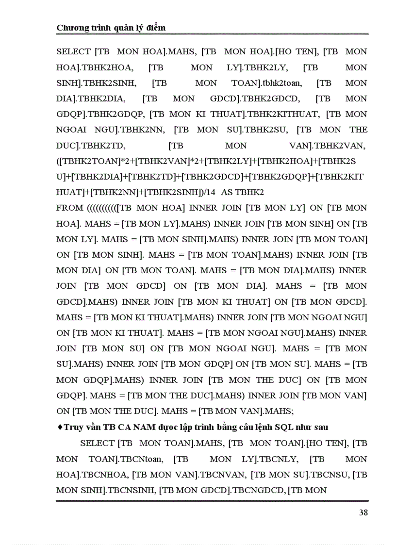 image for page Quản lý điểm