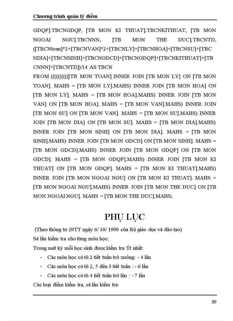 image for page Quản lý điểm