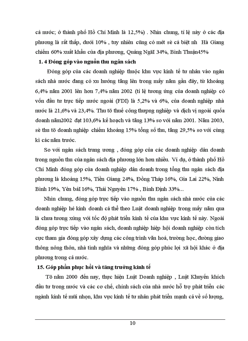 image for page Sự đóng góp của kinh tế tư nhân vào quá trình phát triển của nó .