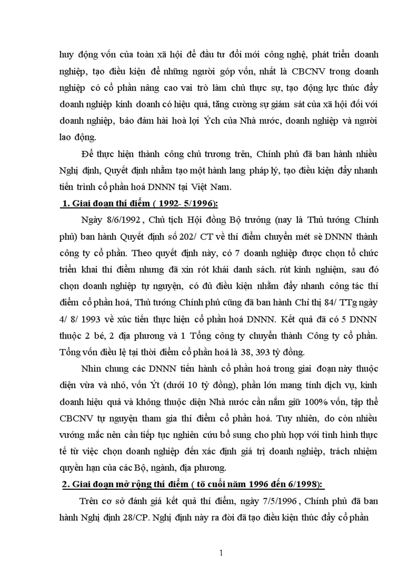 image for page Giải pháp đẩy mạnh quá trình cổ phần hoá trong giai đoạn hiện nay