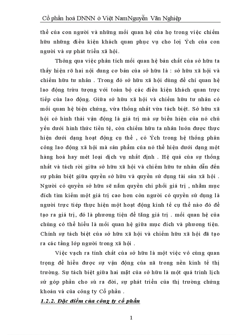 image for page Nghiên cứu và làm thử việc chuyển xí nghiệp quốc doanh tạị công ty Cổ phần