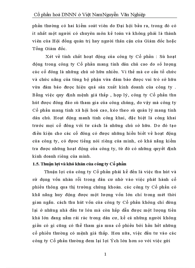 image for page Nghiên cứu và làm thử việc chuyển xí nghiệp quốc doanh tạị công ty Cổ phần