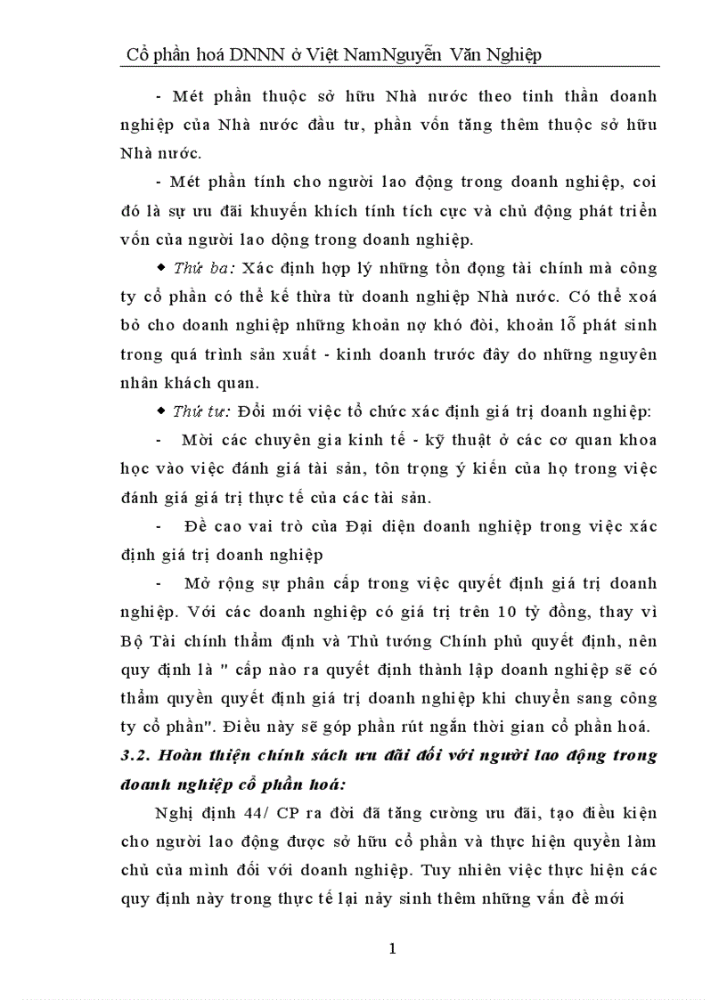 image for page Nghiên cứu và làm thử việc chuyển xí nghiệp quốc doanh tạị công ty Cổ phần