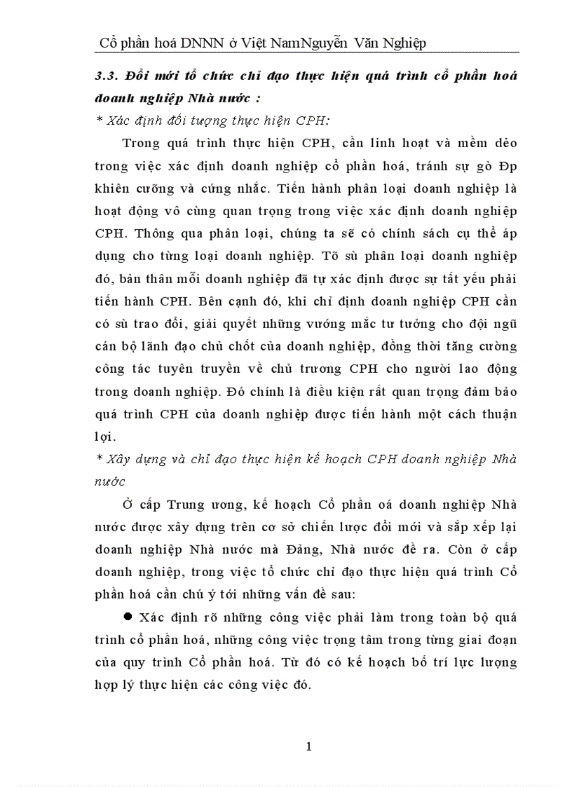 image for page Nghiên cứu và làm thử việc chuyển xí nghiệp quốc doanh tạị công ty Cổ phần