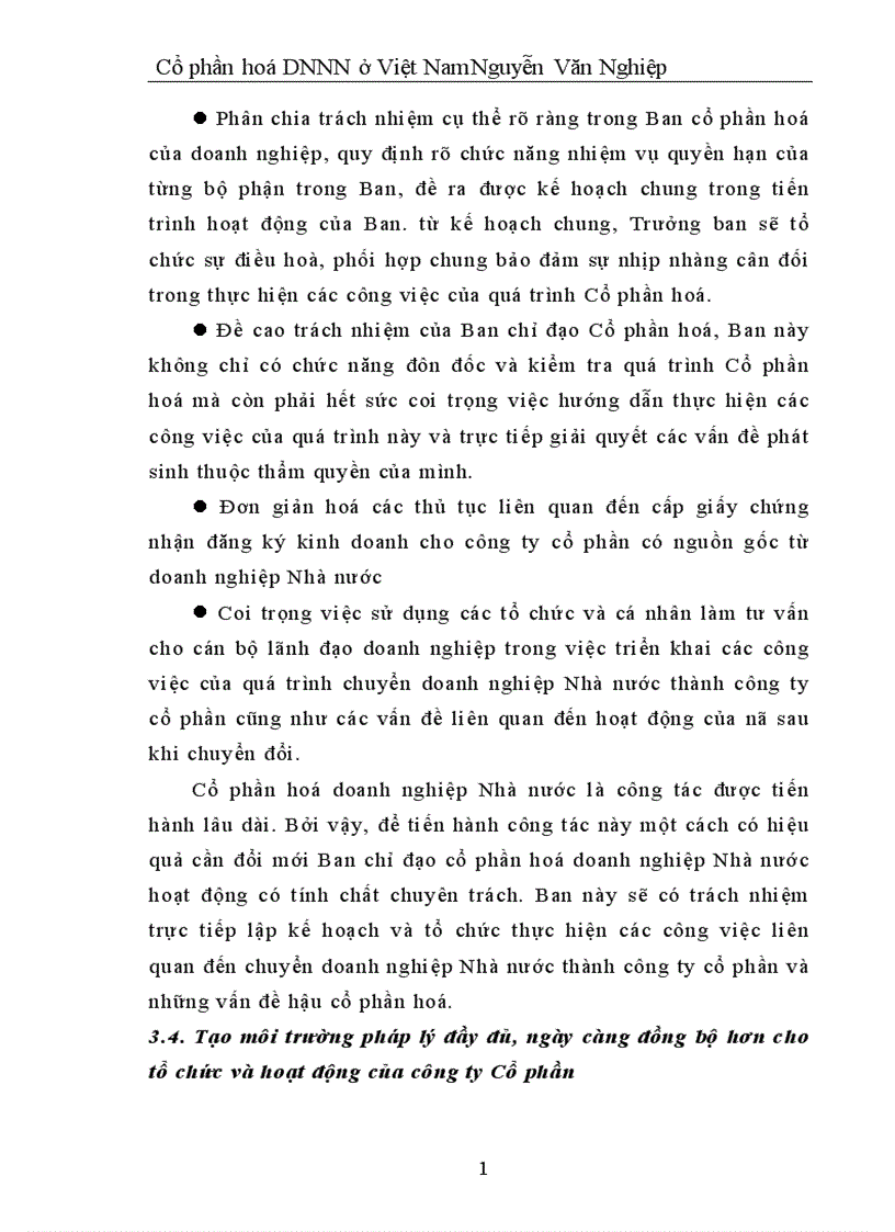 image for page Nghiên cứu và làm thử việc chuyển xí nghiệp quốc doanh tạị công ty Cổ phần