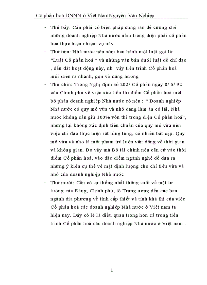 image for page Nghiên cứu và làm thử việc chuyển xí nghiệp quốc doanh tạị công ty Cổ phần