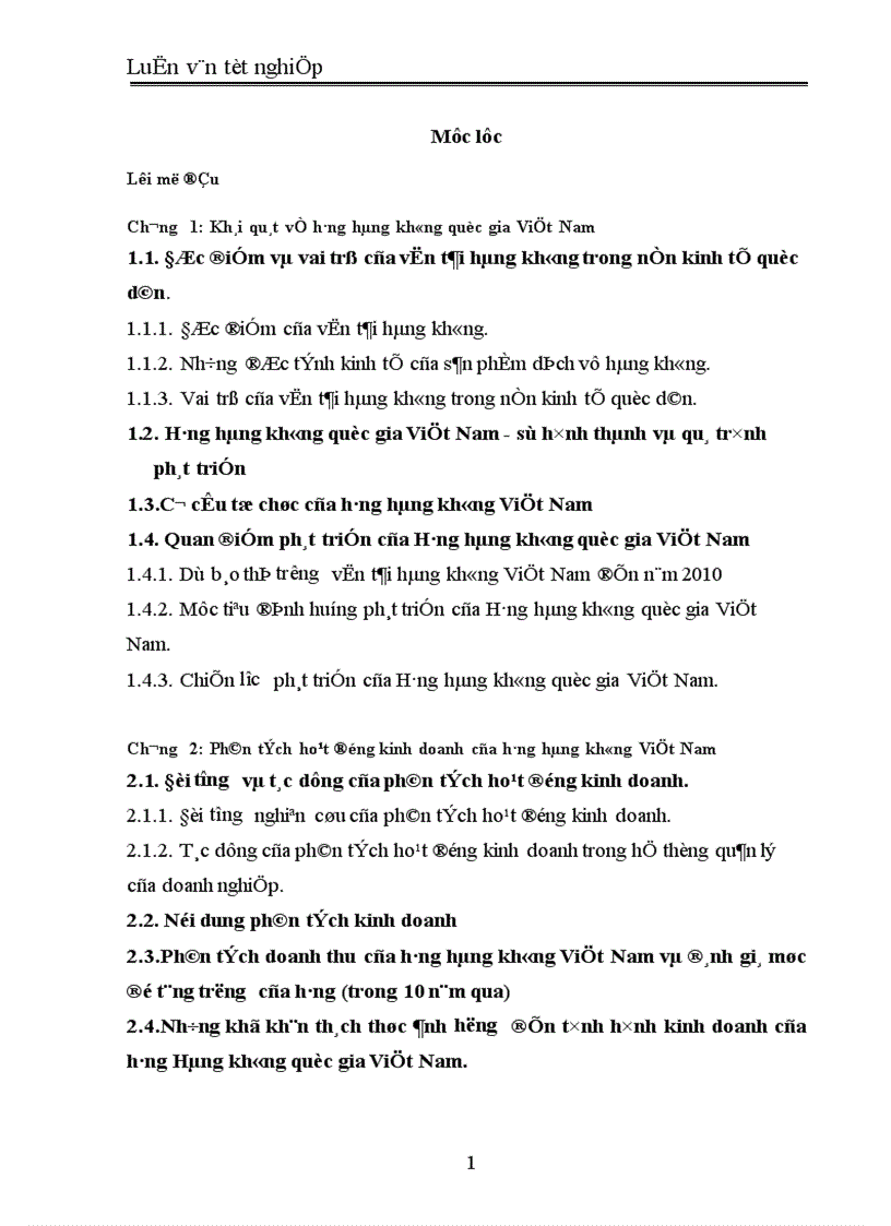 image for page Một số giải pháp nhằm nâng cao hiệu quả kinh doanh vận tải hàng không của hãng hàng không Quốc gia Việt Nam