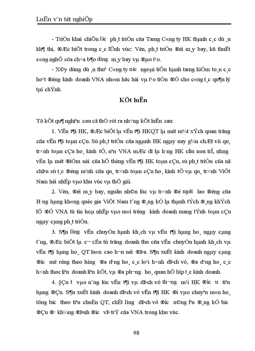 image for page Một số giải pháp nhằm nâng cao hiệu quả kinh doanh vận tải hàng không của hãng hàng không Quốc gia Việt Nam